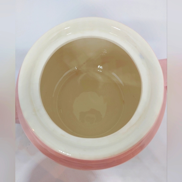 Harker Pottery Company Cameo Ware Dusty Rose Floral Teapot - Picture 10 of 13